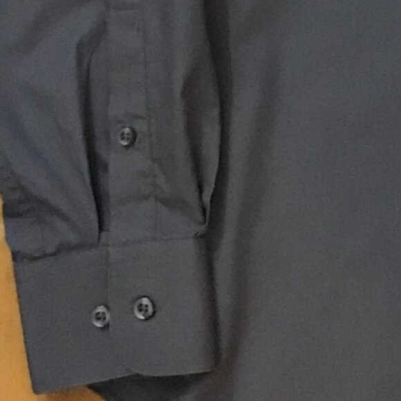 Modena Classic Fit Men’s Grey Dress Shirt 15.5/34–35 - Picture 3 of 4